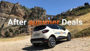 End of Summer and Deals for Car Sales and Car Hire in Malaga
