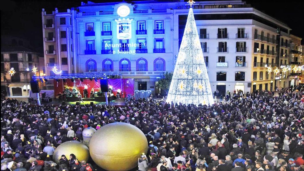 New Year Chimes in Malaga