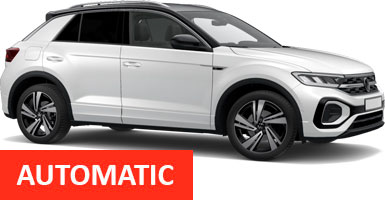 Volkswagen T-Roc Auto for hire at Malaga airport