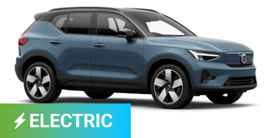 Volvo XC40 Auto Electric for hire at Malaga airport