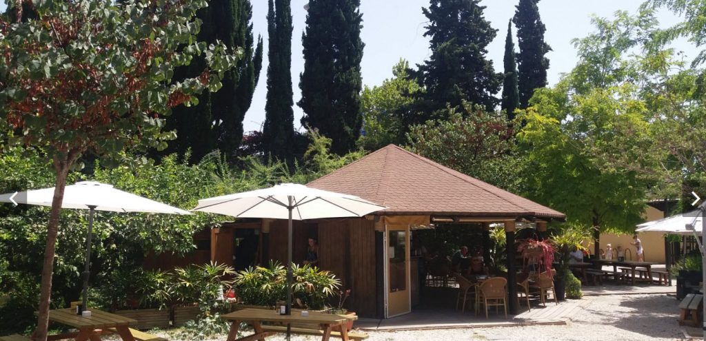 Botanischer Garten Málaga, Cafeteria und Geschäft