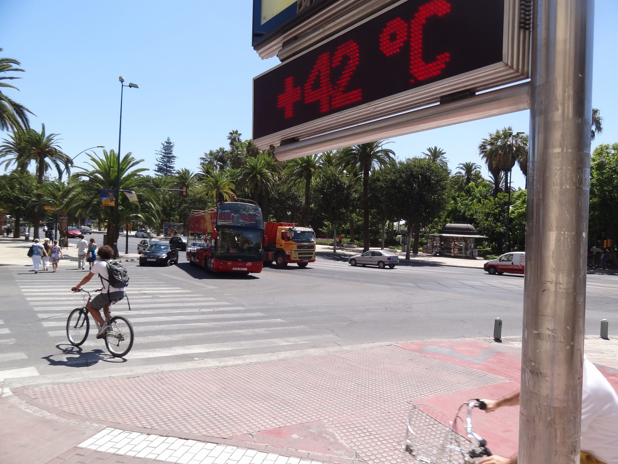 Hitze Terral Málaga