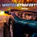 Strafzettel in Málaga im Winter