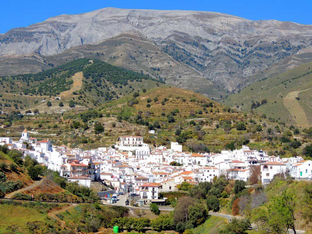 beaux villages de l'Axarquía à Malaga.