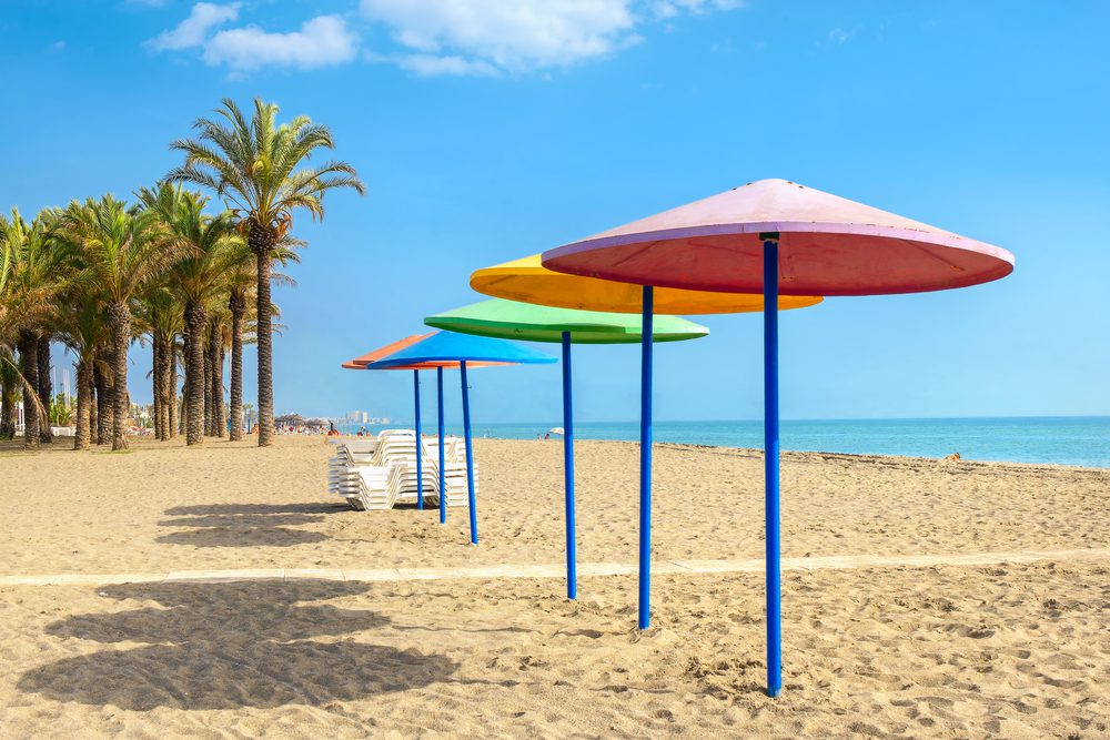 Interdictions dans les plages de Malaga