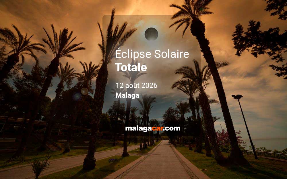 Éclipse solaire Malaga 2026