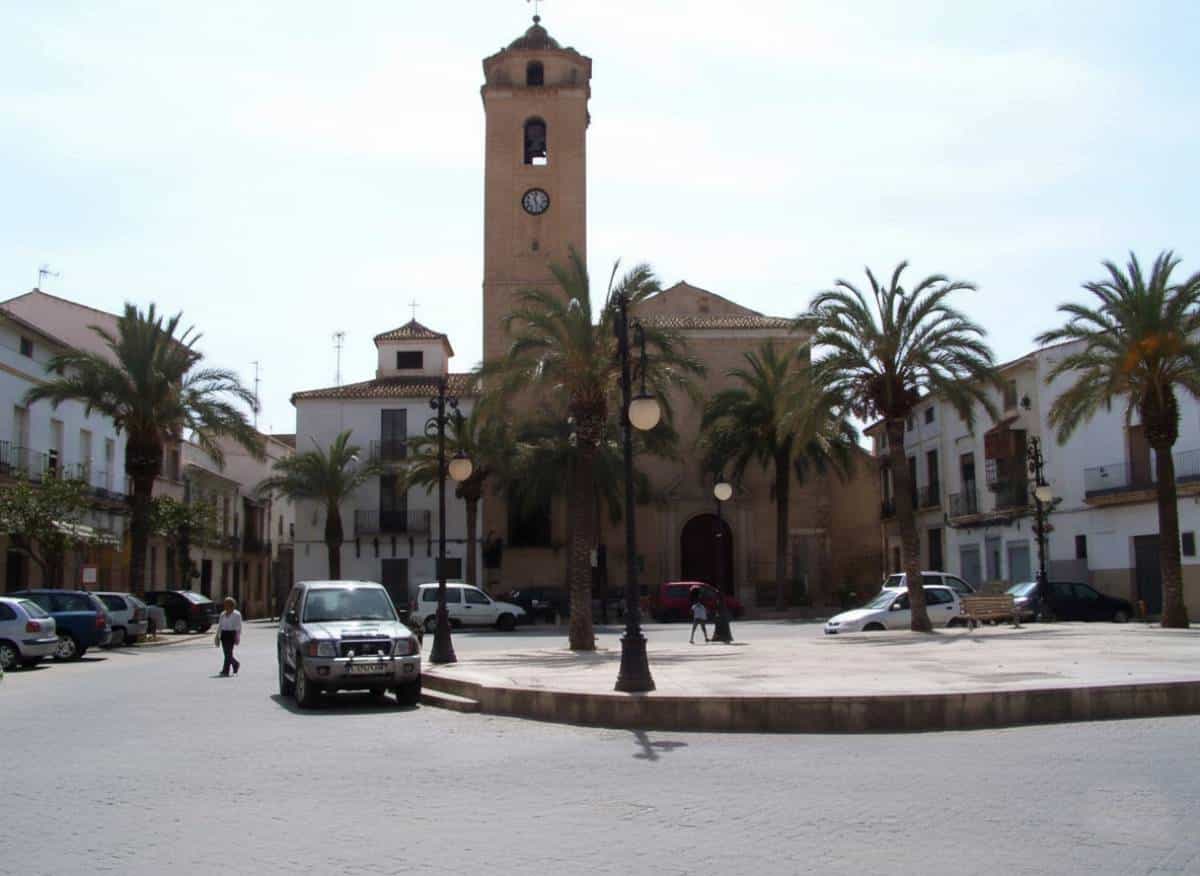 Hauptplatz von Albox in Almería