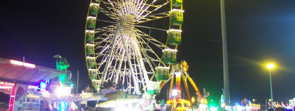 Almeria Fair at night