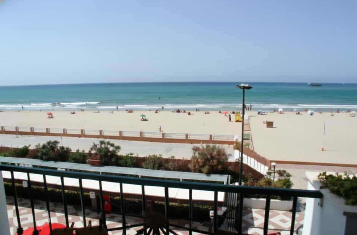 Beach in Barbate, view from accommodation