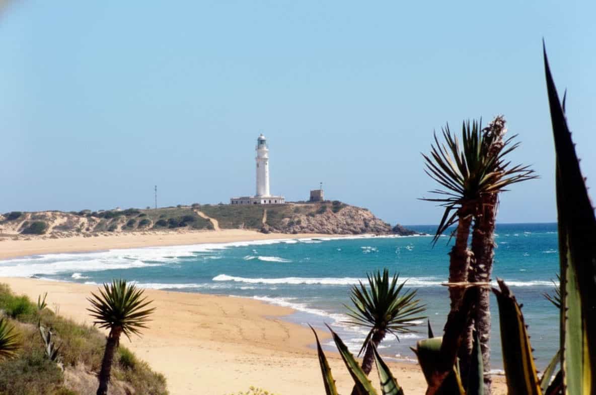 Lighthouse on the coast of Barbate
