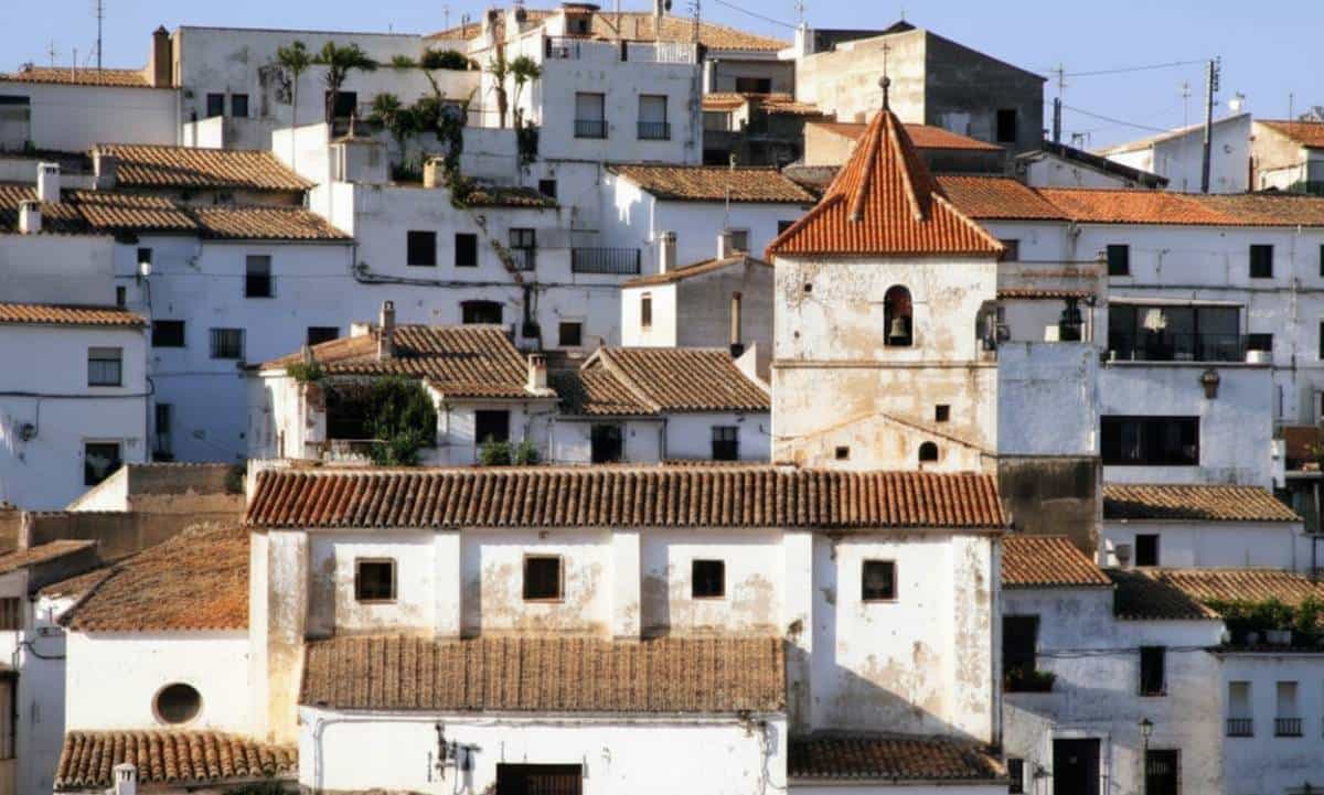 Panoramic view of Bedar in Almeria