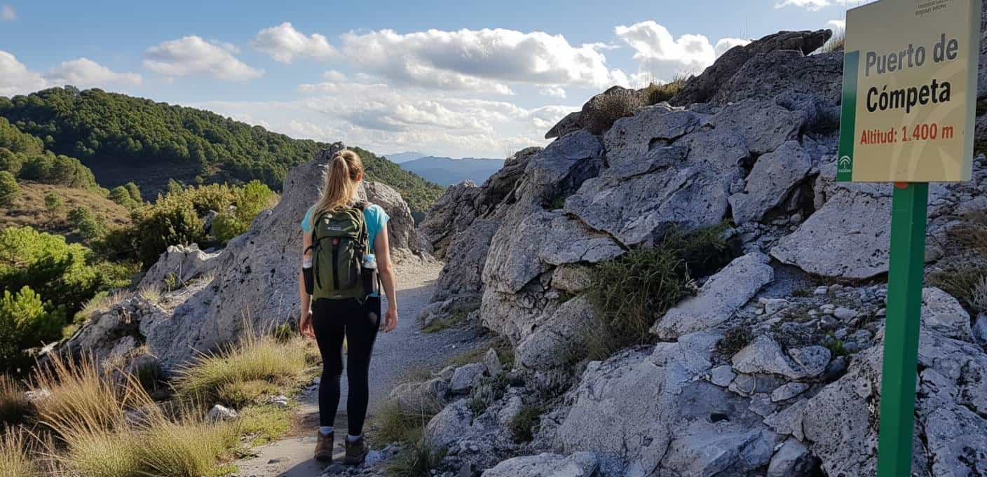 Walking near Competa