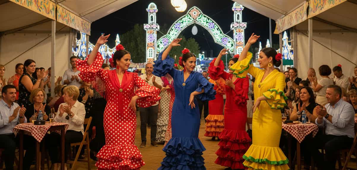 Flamenco performance at the Conil Fair
