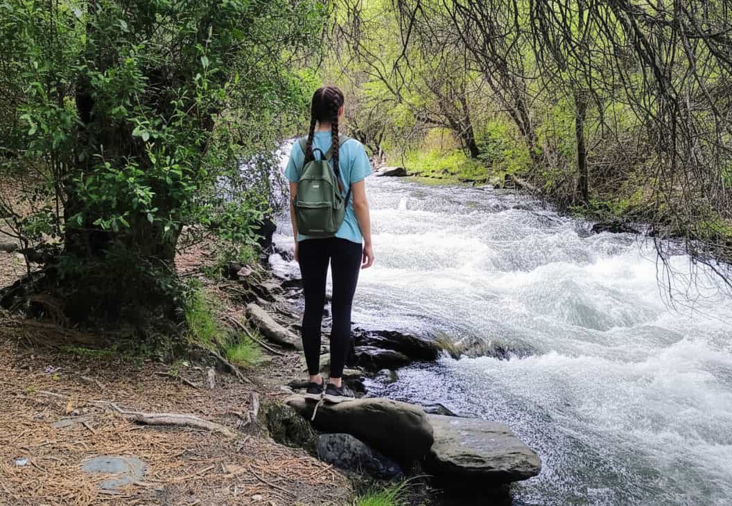 View of the Vereda de la Estrella in the Sierra Nevada, Granada