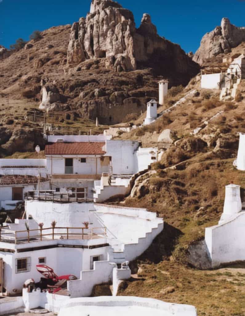Barrio de las Cuevas in Guadix