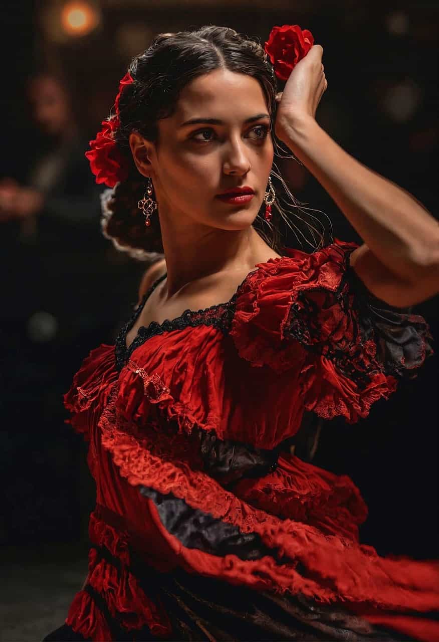 Sevillanas dans un pavillon
