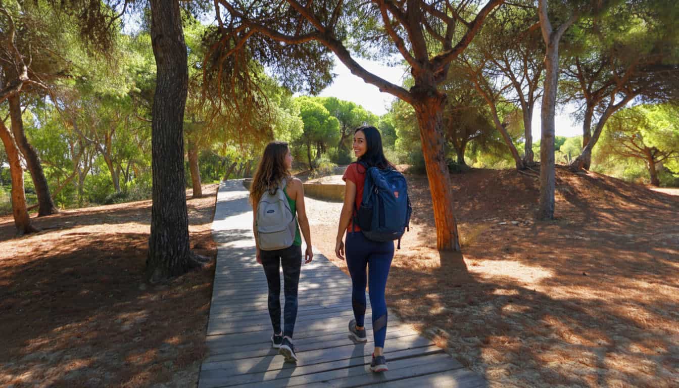 Pinar y dunas en el Parque Natural La Almadraba