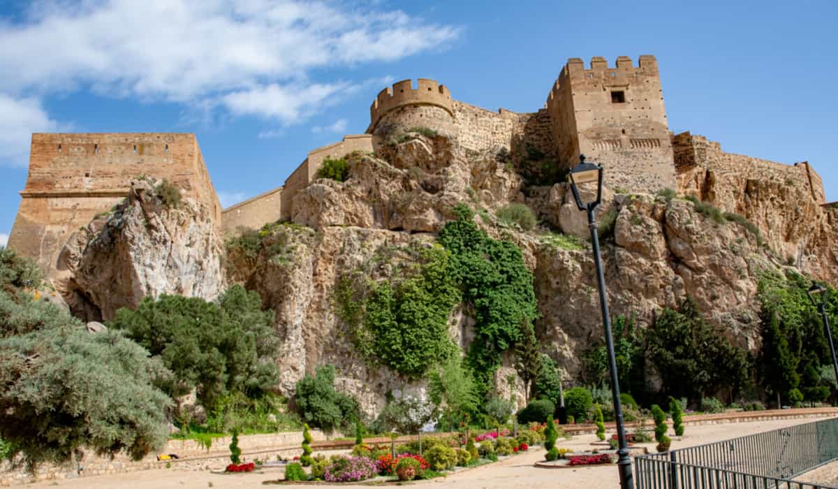 Moorish castle of Salobreña overlooking the Mediterranean