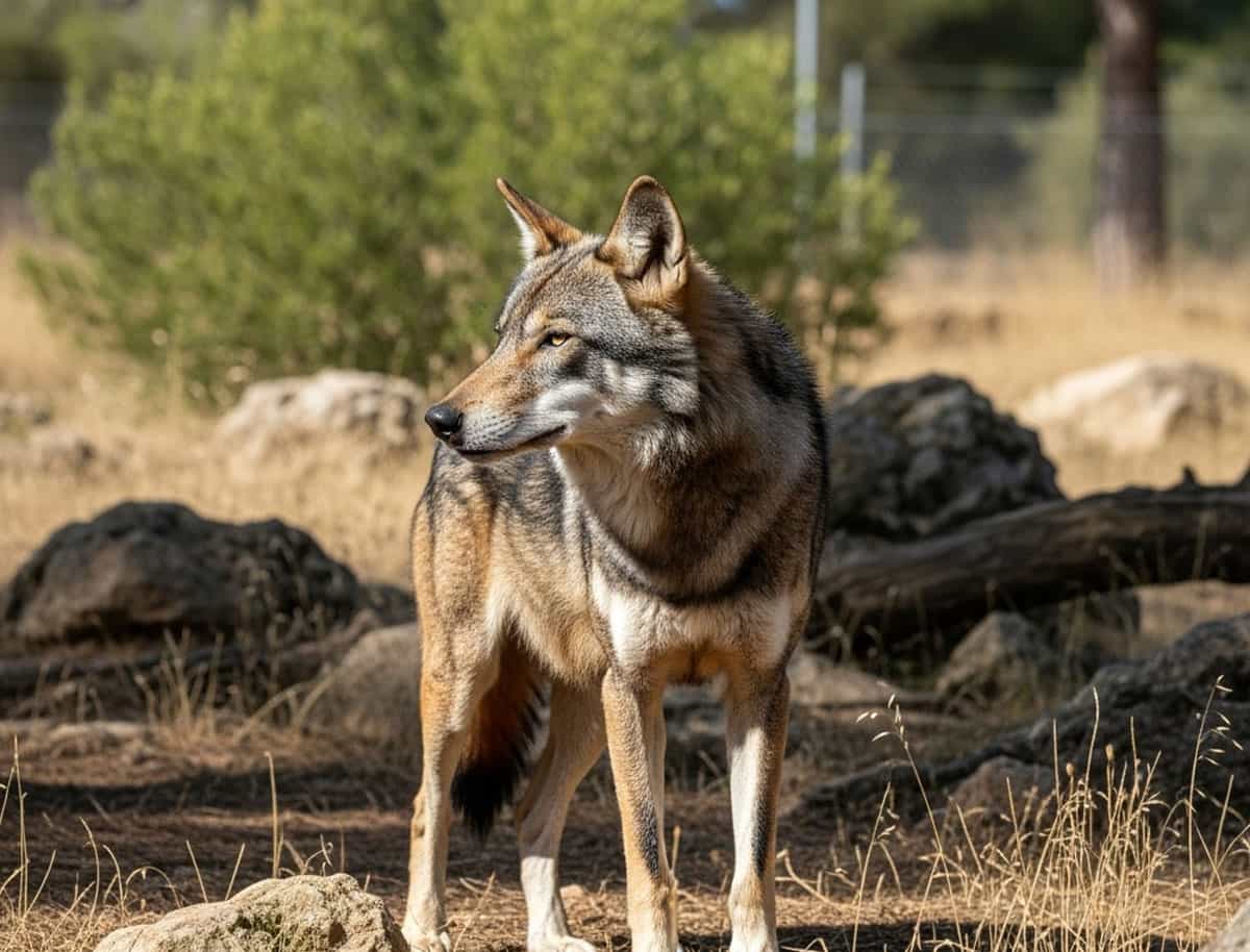 Iberische Wolf
