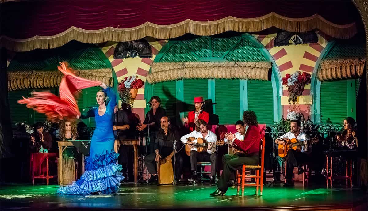 Espectáculo flamenco en directo