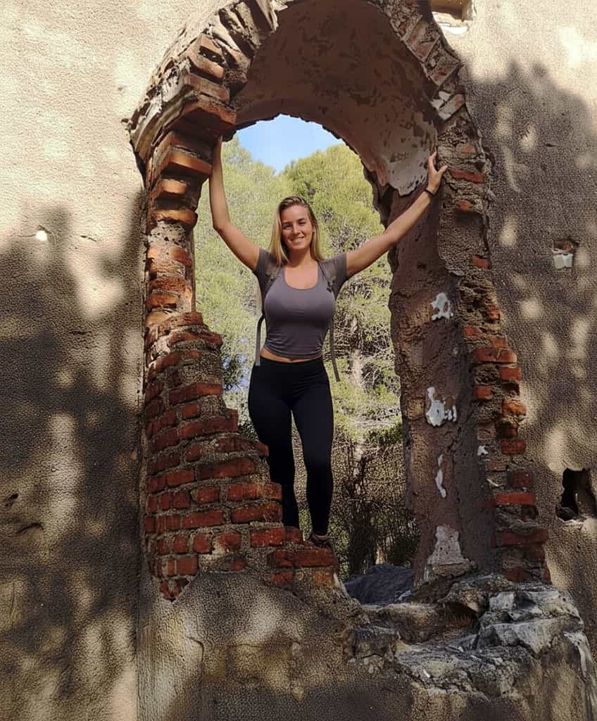 Fotografía tomada en las ruinas de la Ermita de Carratraca