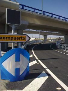 Zuidelijke toegang tot Málaga luchthaven