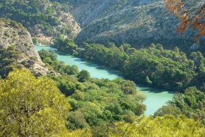 De reservoirs van Guadalhorce en Guadalteba