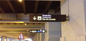 Aankomsten in Málaga luchthaven in augustus