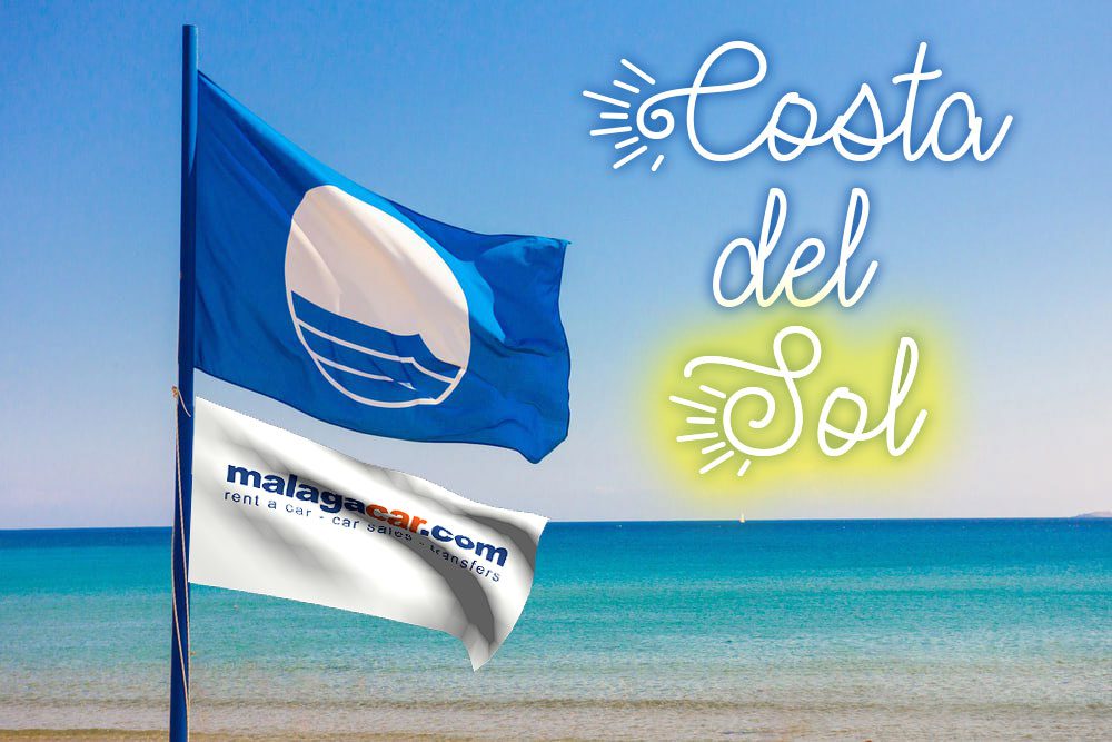 Stranden blauwe vlag Costa del Sol