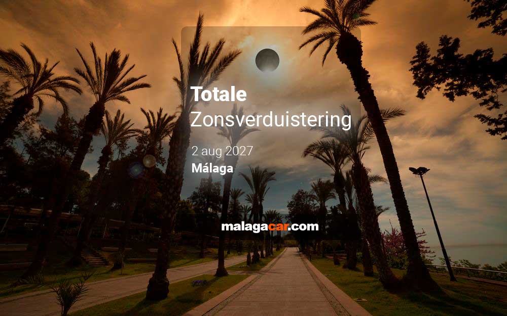 Zonsverduistering in Málaga