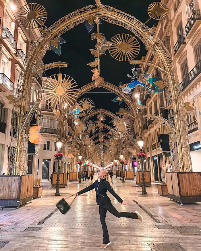 calle larios navidad