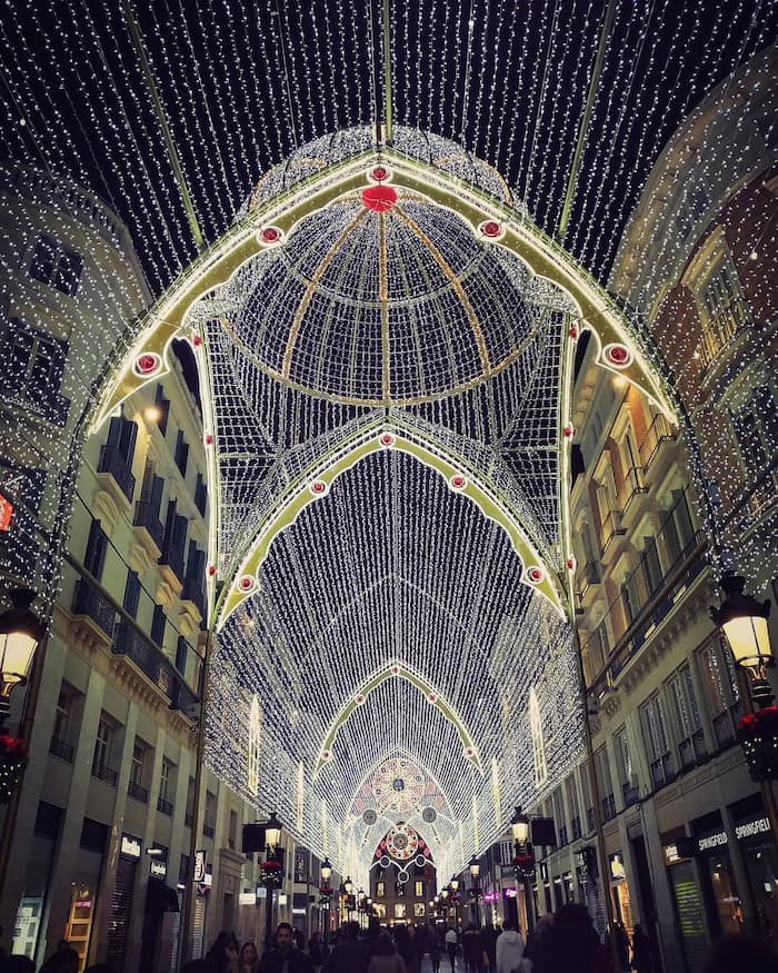 calle larios navidad