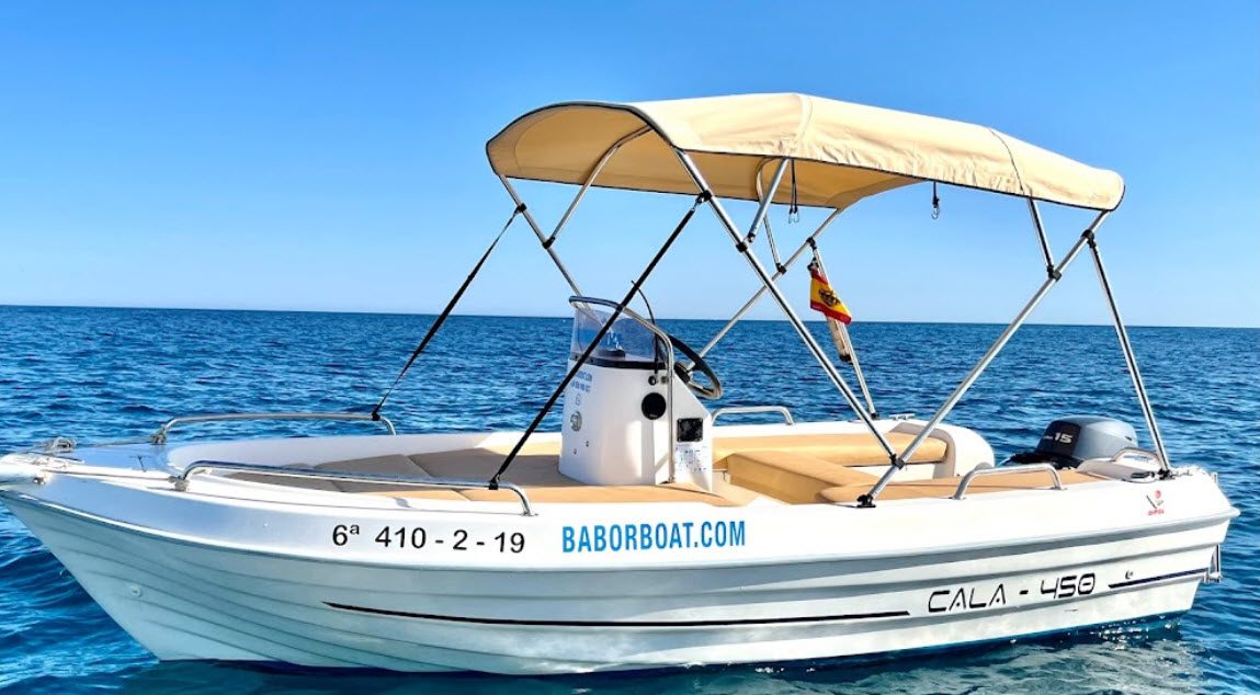 boat hire Málaga
