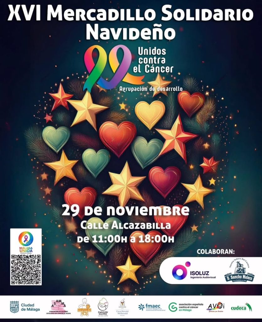 Mercadillo solidario contra el cáncer