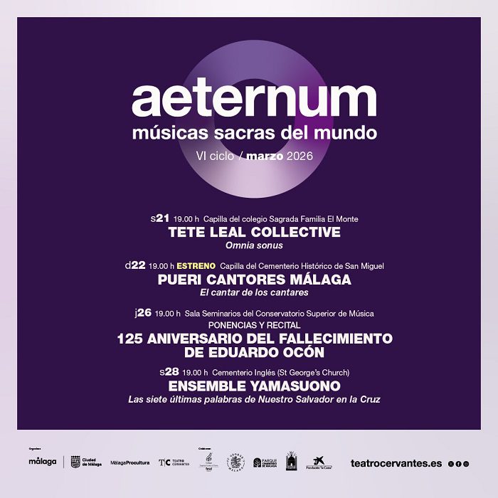 Aeternum (Músicas sacras del Mundo) – Málaga