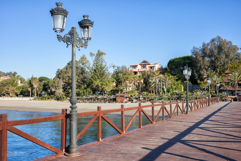 Embarcadero del hotel Marbella Club