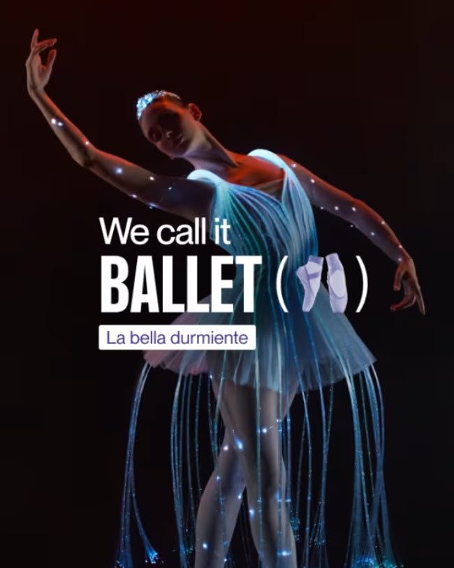 we call it ballet