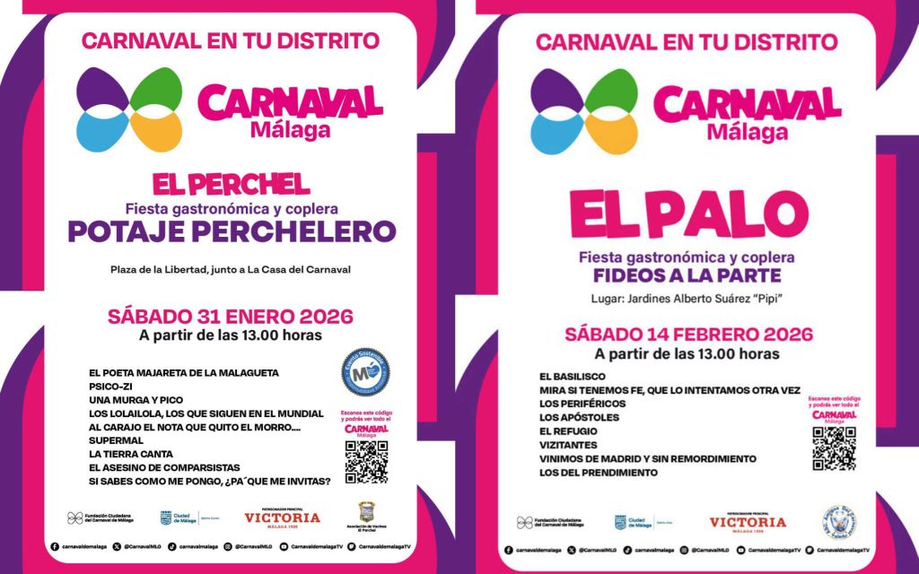 Carnaval en tu distrito Malaga